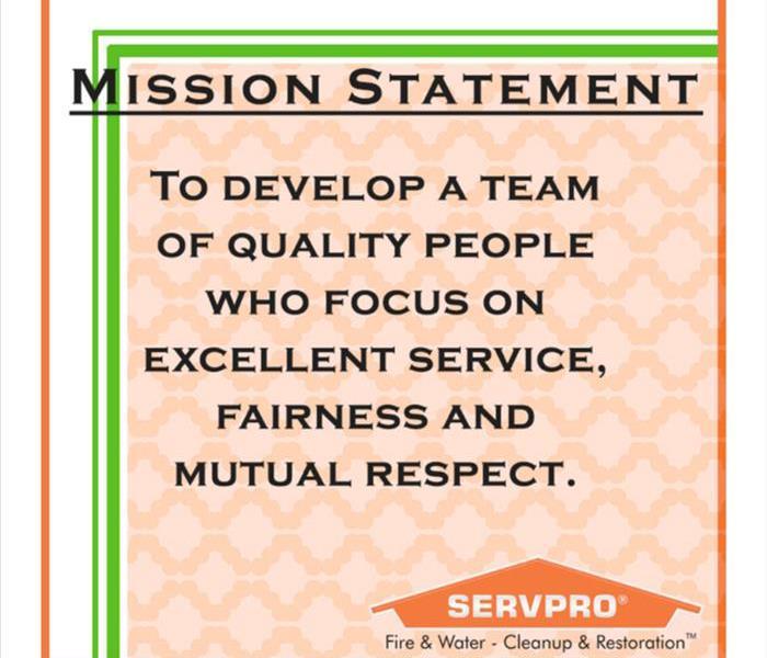 SERVPRO mission statement 